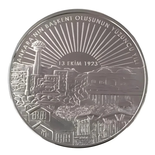 Ankara'nın Başkent Oluşunun 100. Yılı Gümüş Hatıra Parası