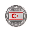 KKTC'nin Kuruluşunun 40.Yılı Gümüş Hatıra Parası
