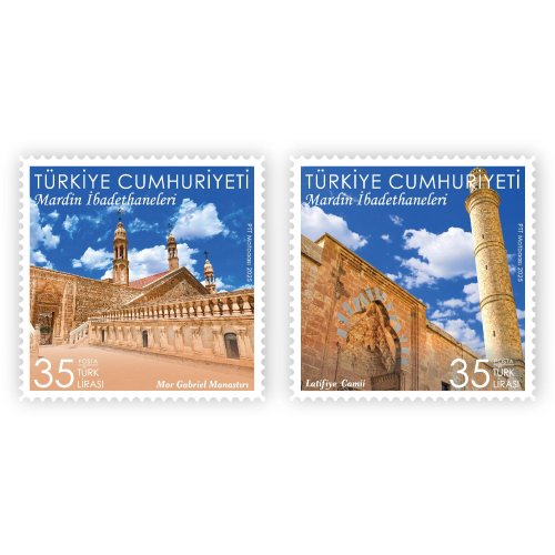 MARDİN İBADETHANELERİ PUL